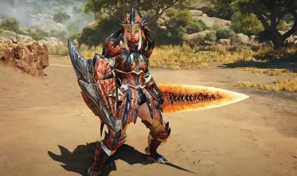 Monster Hunter Wilds Espada y escudo