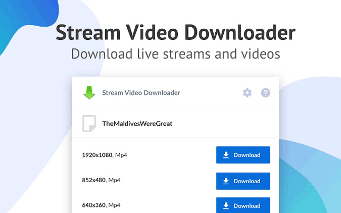 Transmitir descargador de video 