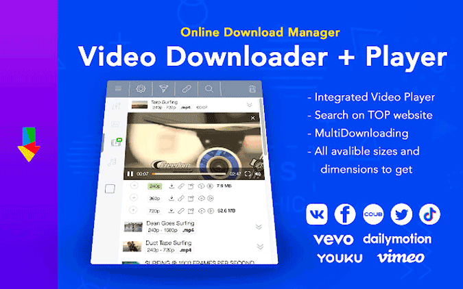 Manager de descarga en línea 