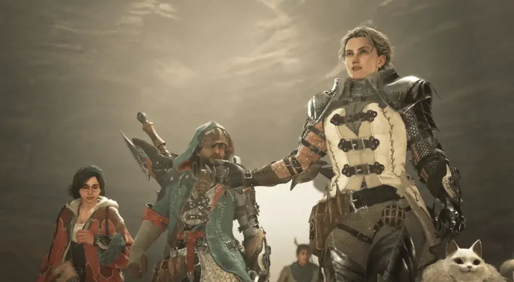 Olivia en Monster Hunter Wilds