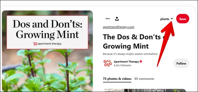 Elija Pinterest Board