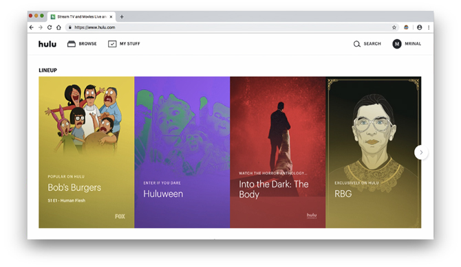 Mira a Hulu fuera de los trabajos de los Estados Unidos y Hulu