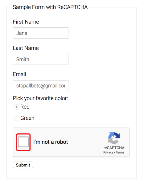 cómo omitir recaptcha- no soy un robot