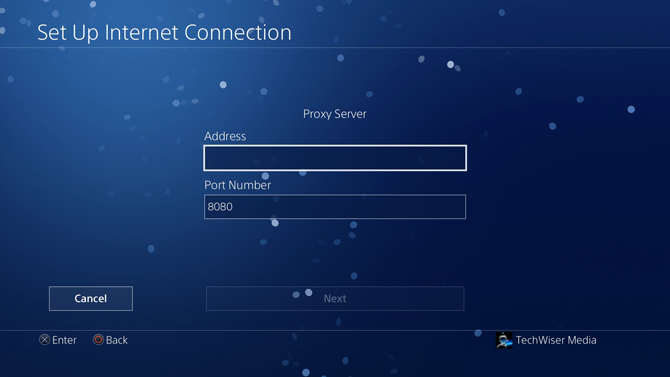 Cambiar DNS en PS4- Proxy Server