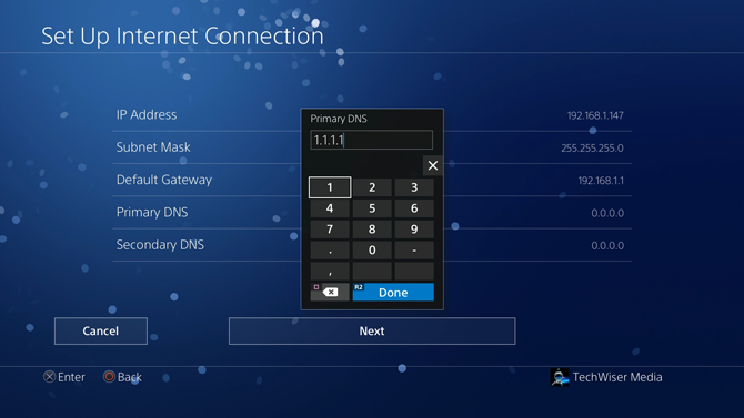 Cambiar DNS en PS4- DNS