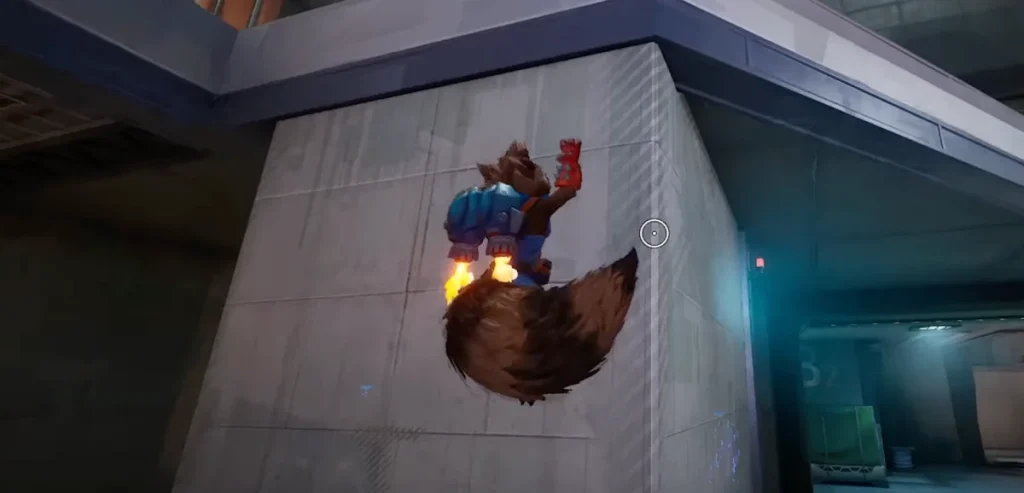 El cohete puede hacer la pared que se arrastra en los rivales de Marvel