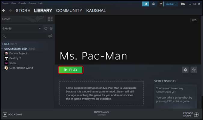 Encuentra los juegos retro en tu biblioteca de Steam