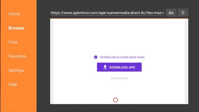 apkmirror en la aplicación Descargar