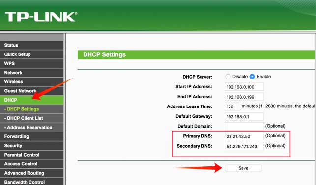 Configuración-custom-dns-on-tu-router