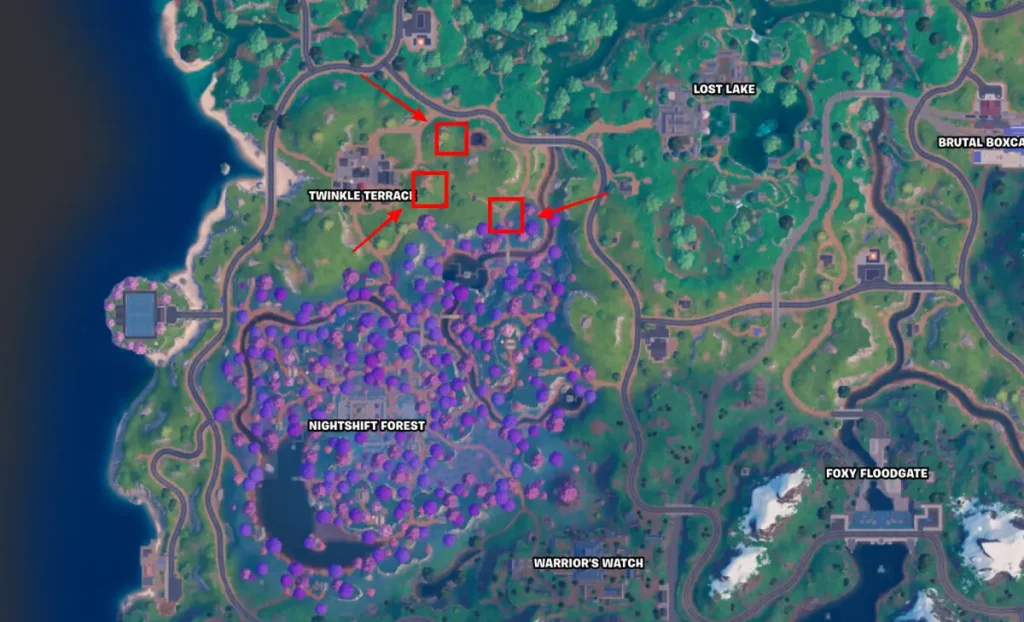 Dónde encontrar encanto espiritual en Fortnite Splinters of Possity Quest