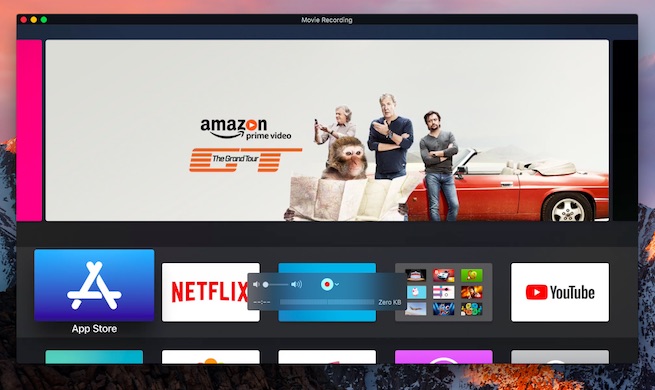 APLE TV Pantalla de inicio MacOS