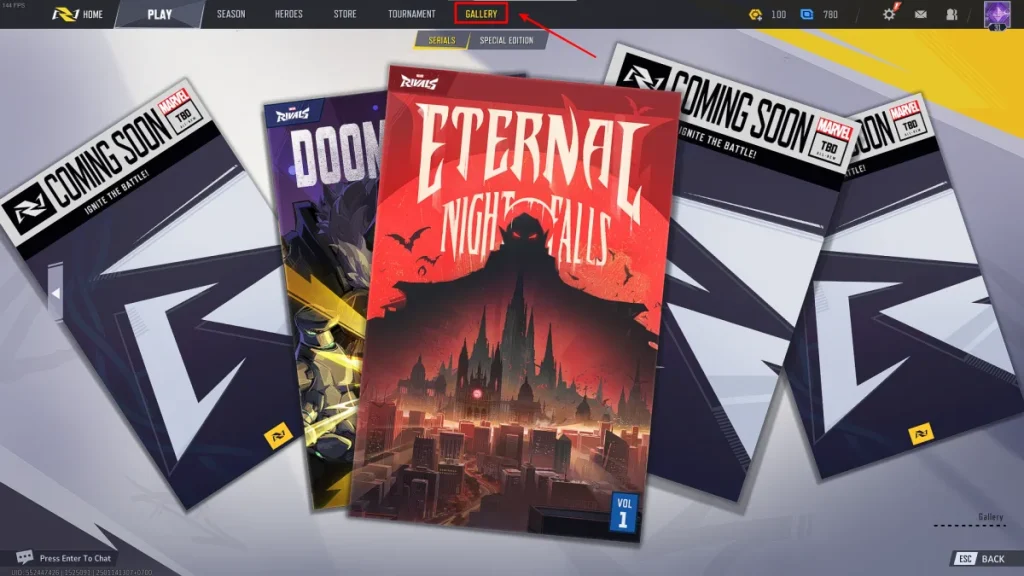 Cómo leer Marvel Rivals in Game Comic Step 1