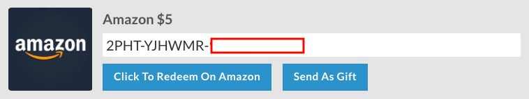 Comprar tarjeta de regalo de Amazon