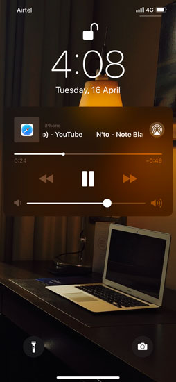 Safari-Yt-Lockscreen