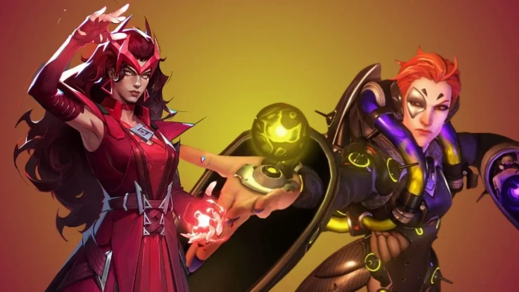Marvel Rivals Scarlet Witch en comparación con Overwatch Moira Gameplay