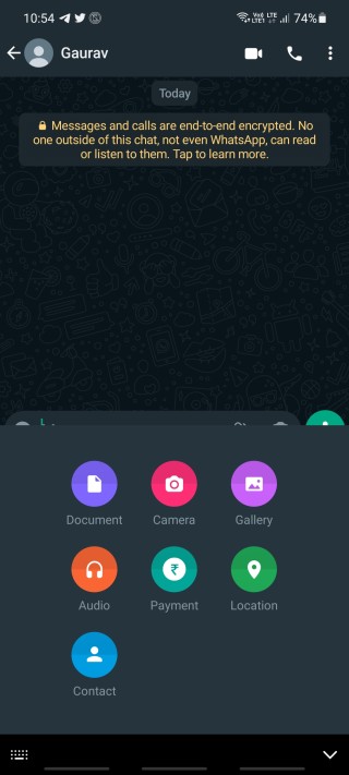 Compartir ubicación en vivo en WhatsApp