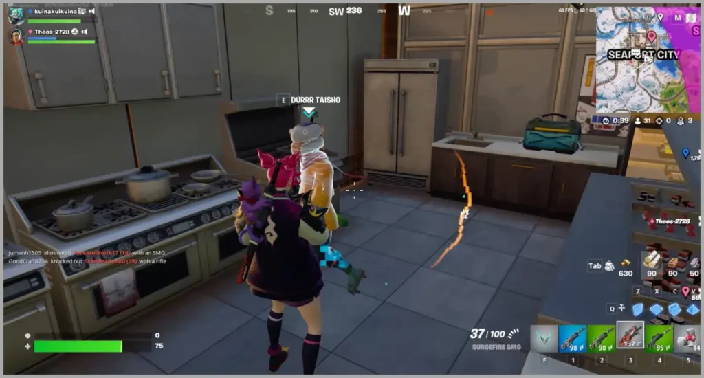 Cómo encontrar a Durrr Taisho en Fortnite