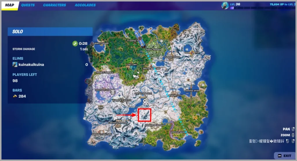 Dónde encontrar el sargento invierno en Fortnite 