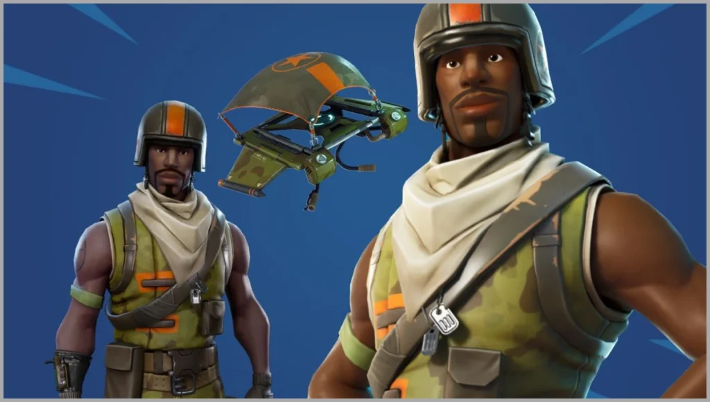 Piel de asalto de asalto aéreo en Fortnite