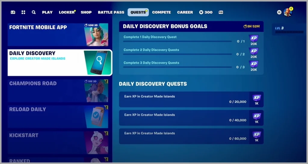 Cómo obtener XP en Fortnite