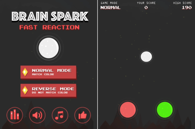 Brain Spark Juego de tiempo de reacción rápido