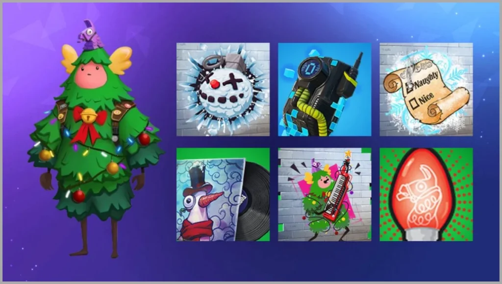 Fortnite Winterfest 2024 Skins y recompensas