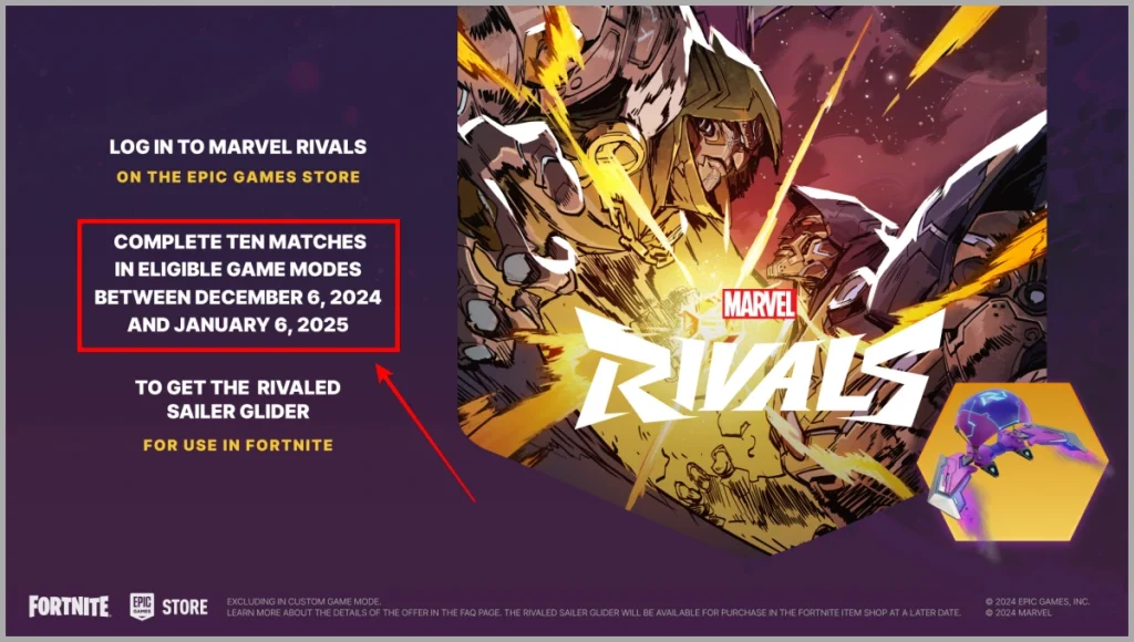 Cómo obtener el planeador de Sailer rivalizado en Fortnite