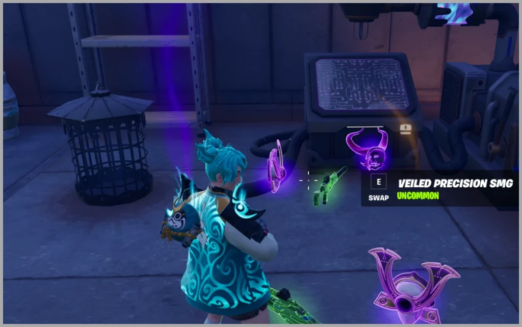 Fuego y máscara nulo oni en Fortnite Capítulo 6