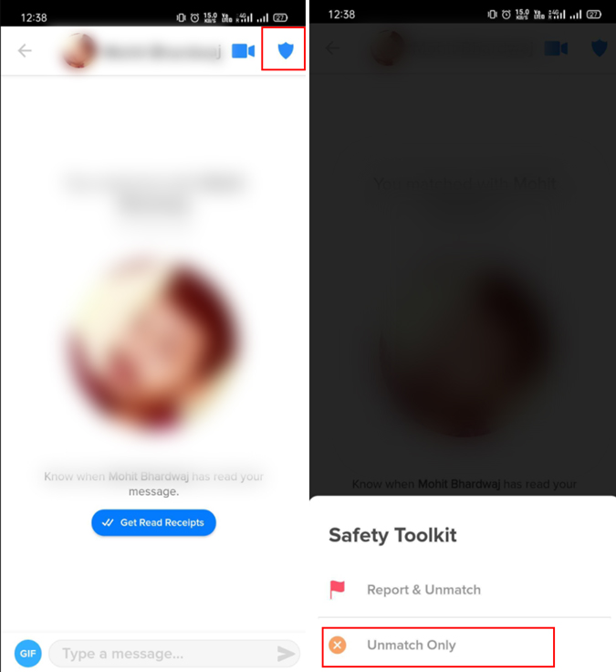 Kit de herramientas de seguridad de Tinder