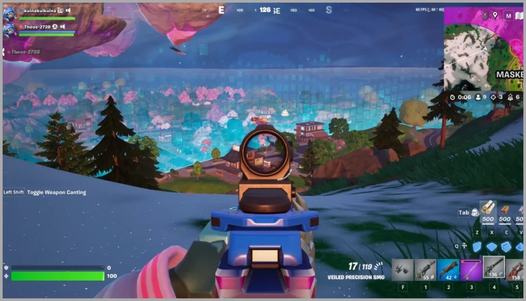 Cómo obtener la precisión velada Smg Fortnite