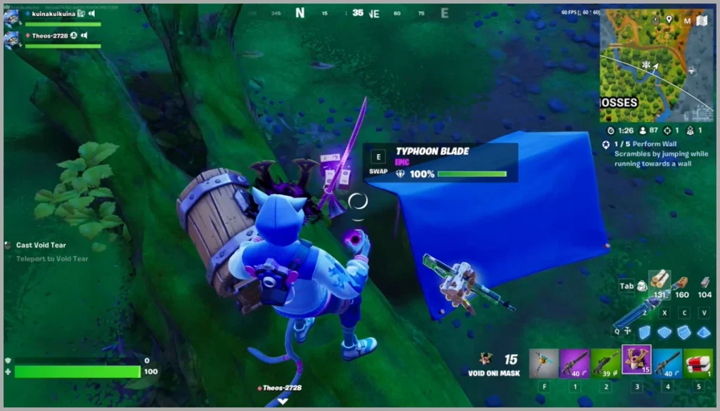 Cómo encontrar el typhoon Blade en Fortnite Capítulo 6