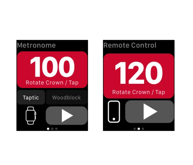 Haga clic en la aplicación Metronome