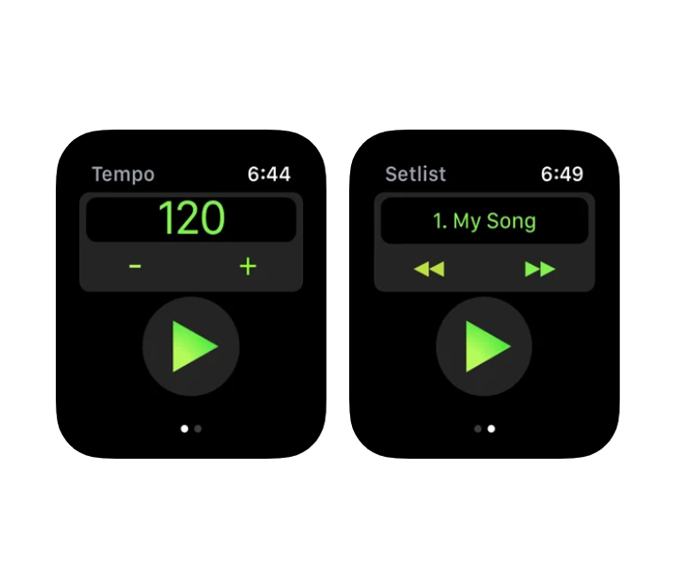 Metrónomo: aplicación Tempo Lite