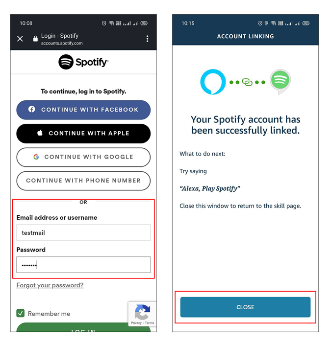Iniciar sesión en Spotify
