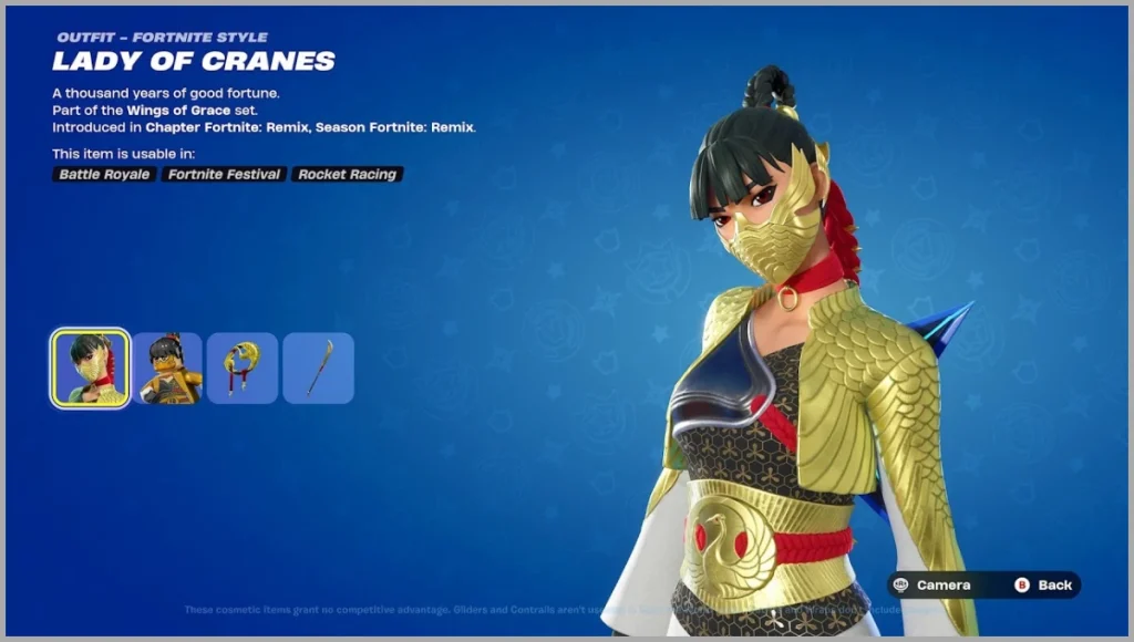 Cómo conseguir el paquete de piel de la dama de las grúas fortnite