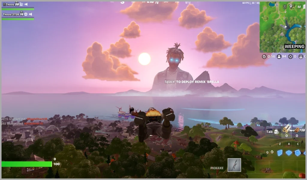 Jugo Wrld en Fortnite