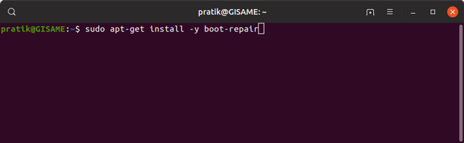 Install-Boot-repara