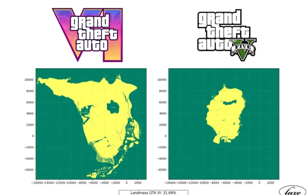 ¿Qué tan grande es el mundo abierto de GTA 6?