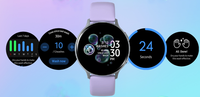 Lavado manual para Samsung Smartwatch