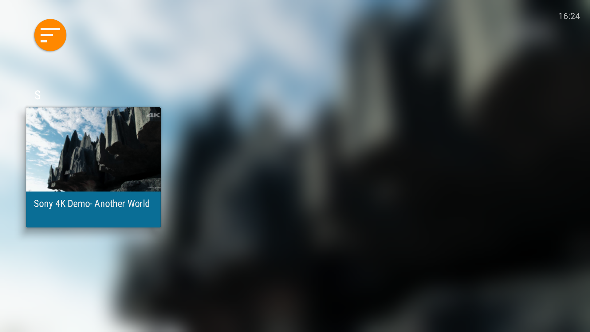 Archivo de video a través de la red de área local en la aplicación VLC Android TV