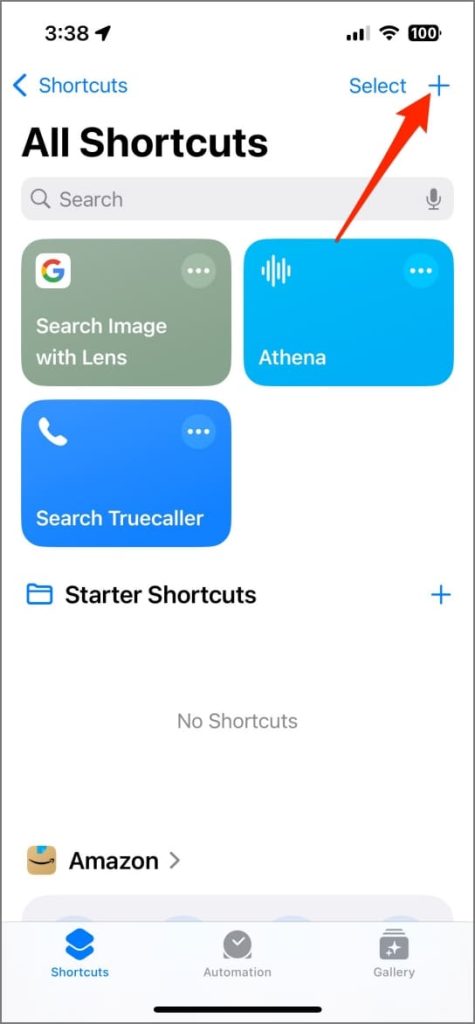 Creación de un atajo de temporizador de linterna en la aplicación atajos en iPhone