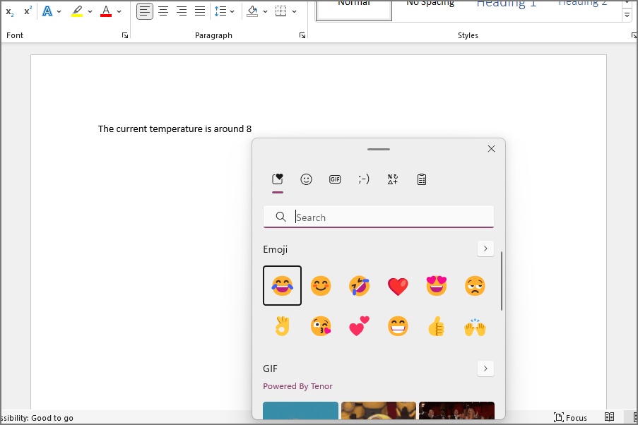 Abrir el teclado emoji en Windows 11