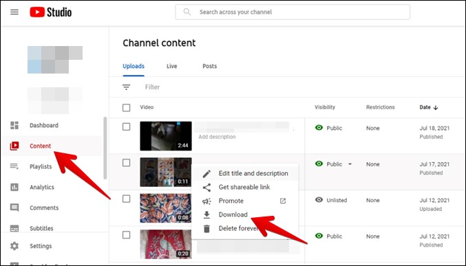YouTube Shorts Descargar Video propio de PC