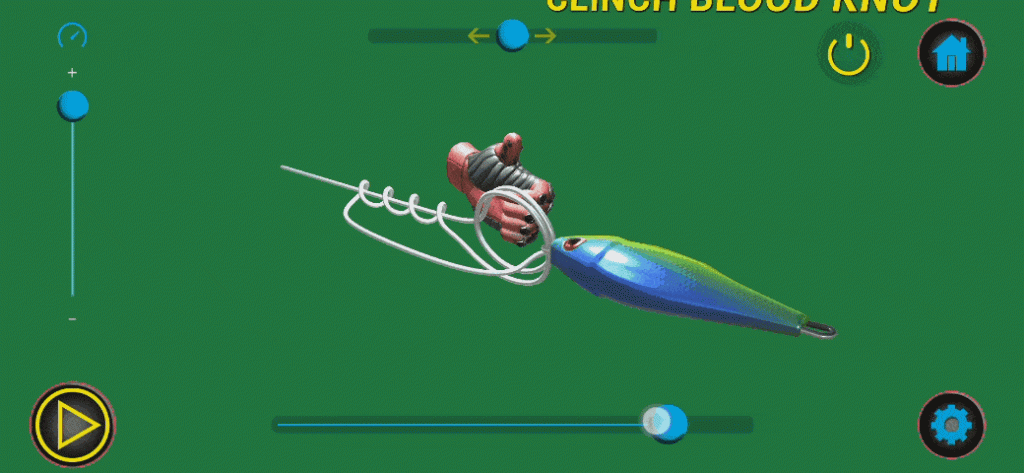 Nudos de pesca en 3D
