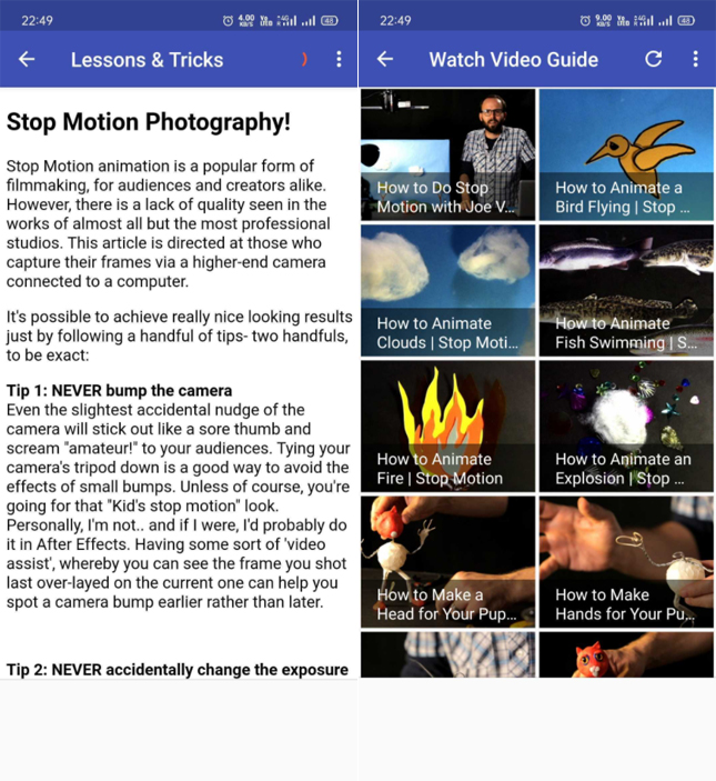 Stop Motion Animation en Android