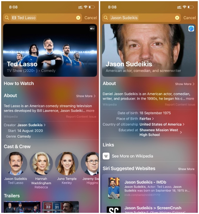 Películas y programas de televisión en el centro de atención