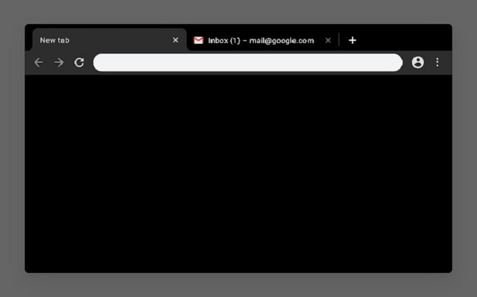 El mejor tema de Google Chrome simplemente negro