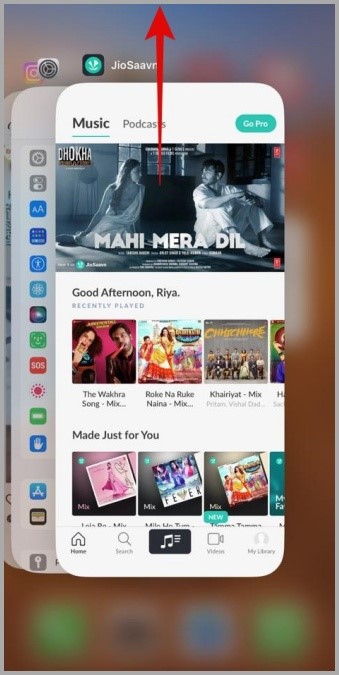 Force la aplicación cerrada en el iPhone