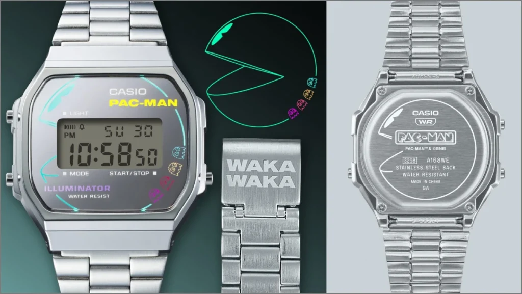 Casio x PAC-MAN A168WEPC-7A Reloj