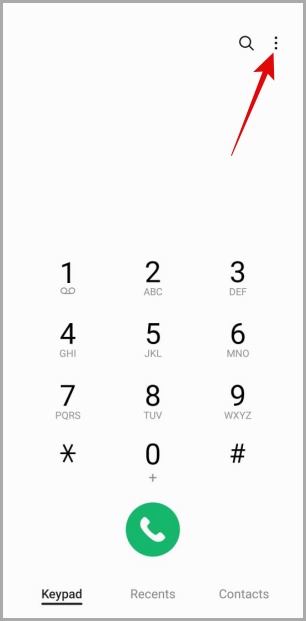 Aplicación de teléfono Samsung